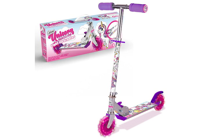 Sparkcykel Unicorn med Lysande Däck