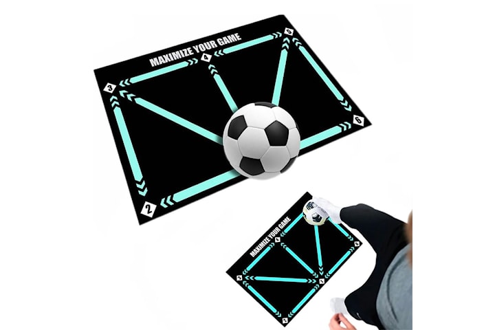 Fotbollsmatta för träning 90x60 cm