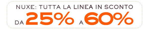 Usa il codice TOPMAG e approfitta del -5% Extra su tutta la linea Nuxe