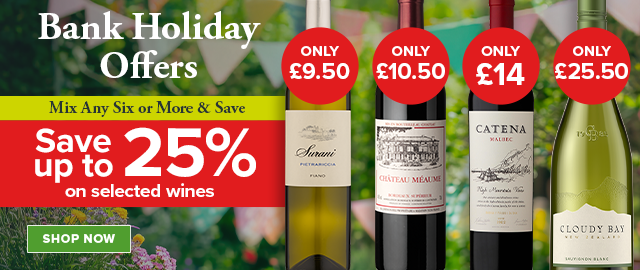 Bank Holiday Offers Save up to 25% 