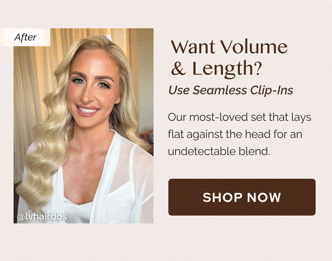 Your favorite seamless clip in hair