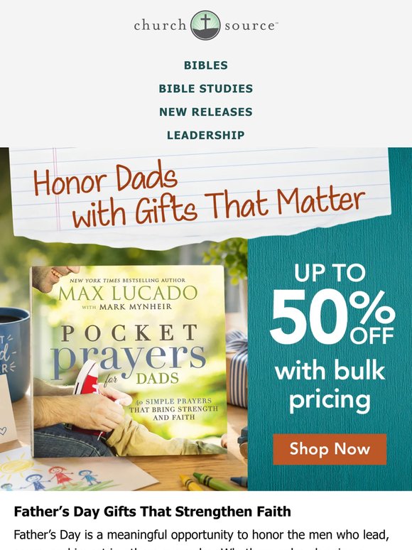 Gifts for the dads who lead with faith 🎁