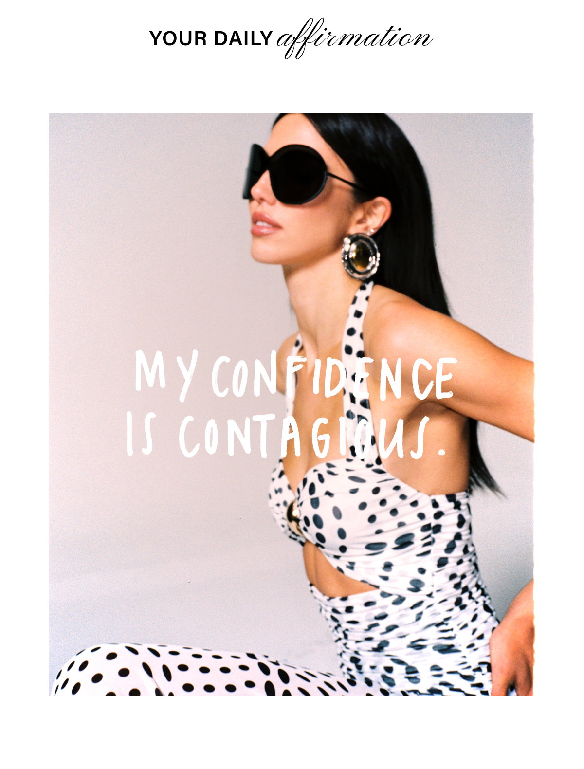 YOUR DAILY AFFIRMATION: NOTHING IS OUT OF MY LEAGUE