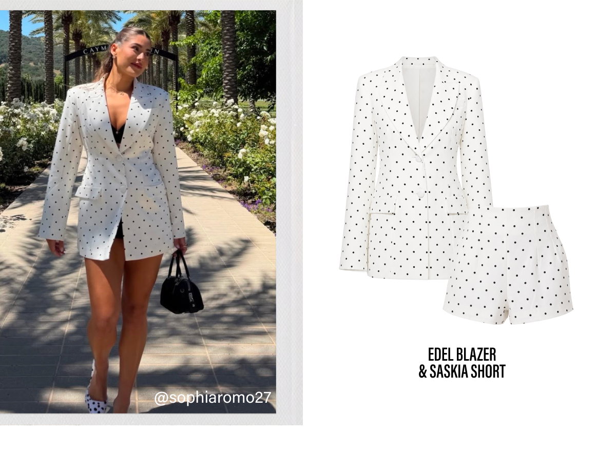 EDEL BLAZER AND SASKIA SHORT