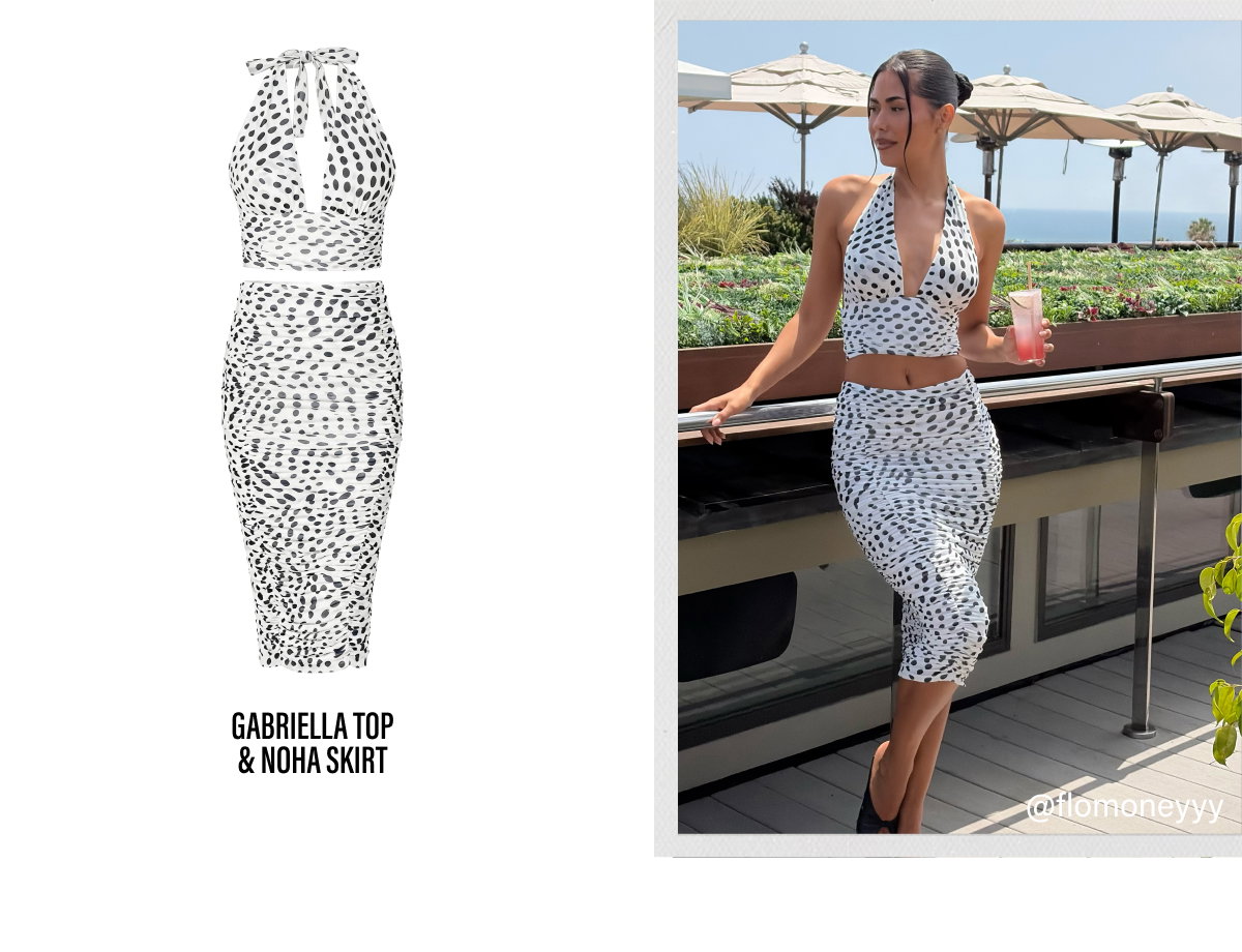 GABRIELLA TOP & NOHA SKIRT