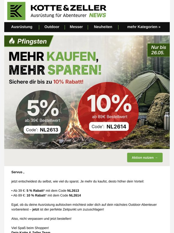 Jetzt -10% auf alles sichern 🔥