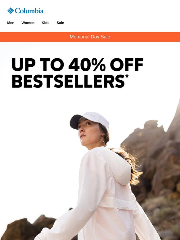Up to 40% off bestselling gear? Wish granted.