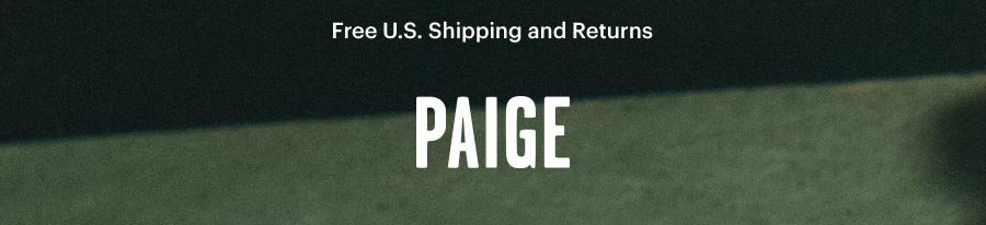 PAIGE // Premium Denim Jeans, Clothing, Shoes and Accessories for Women and Men. Free U.S. Shipping and Returns.