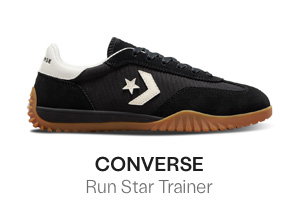 Converse Run Star Trainer Sneakers in Black/White/Gum