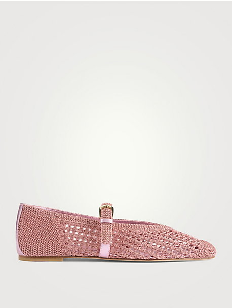 Leora Lurex Mary Jane Ballet Flats