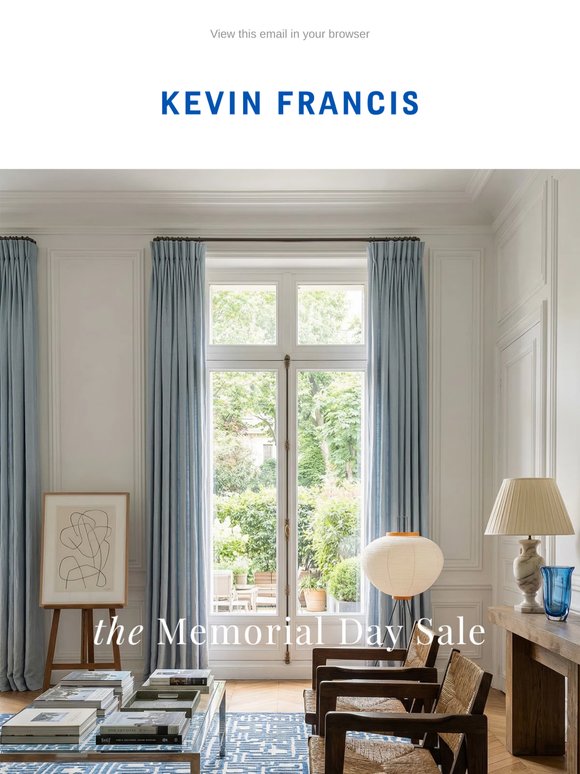 Memorial Day Weekend: Up to 25% Off Our Collections