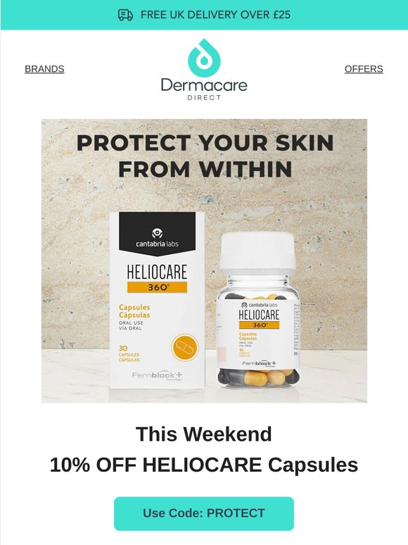 Superior Sun Protection With Heliocare Capsules - Save 10%
