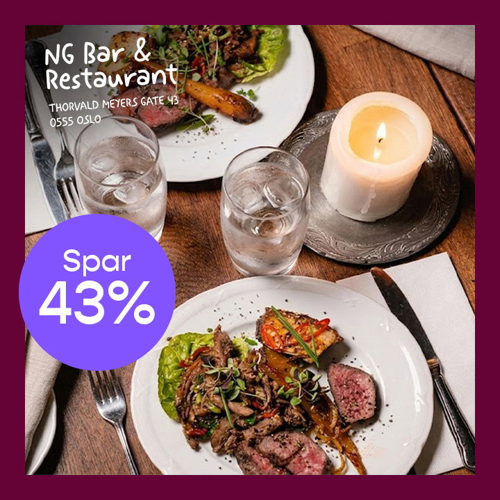 10-retters Nordisk & Asiatisk Fusion hos NG Bar & Restaurant på Grünerløkka
