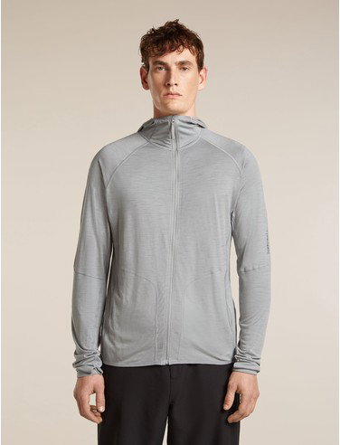 Men's 150 MerinoFine™ Ace Long Sleeve Zip Hoodie - Proto Grey / L