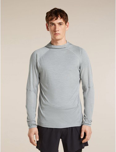 Men's 150 MerinoFine™ Ace Long Sleeve Hoodie - Proto Grey / M