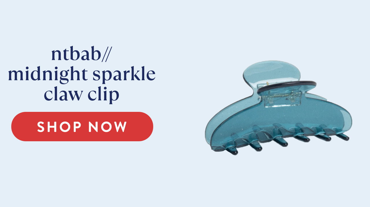 Midnight sparkle claw clip