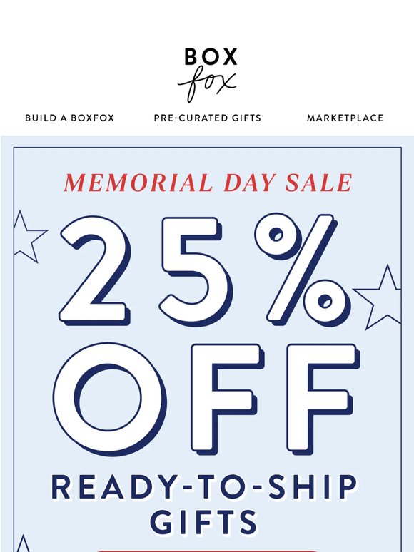 Don't Miss This Memorial Day Special!