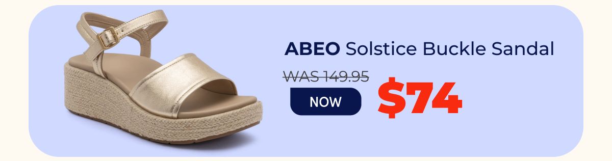 ABEO Solstice Buckle Sandal