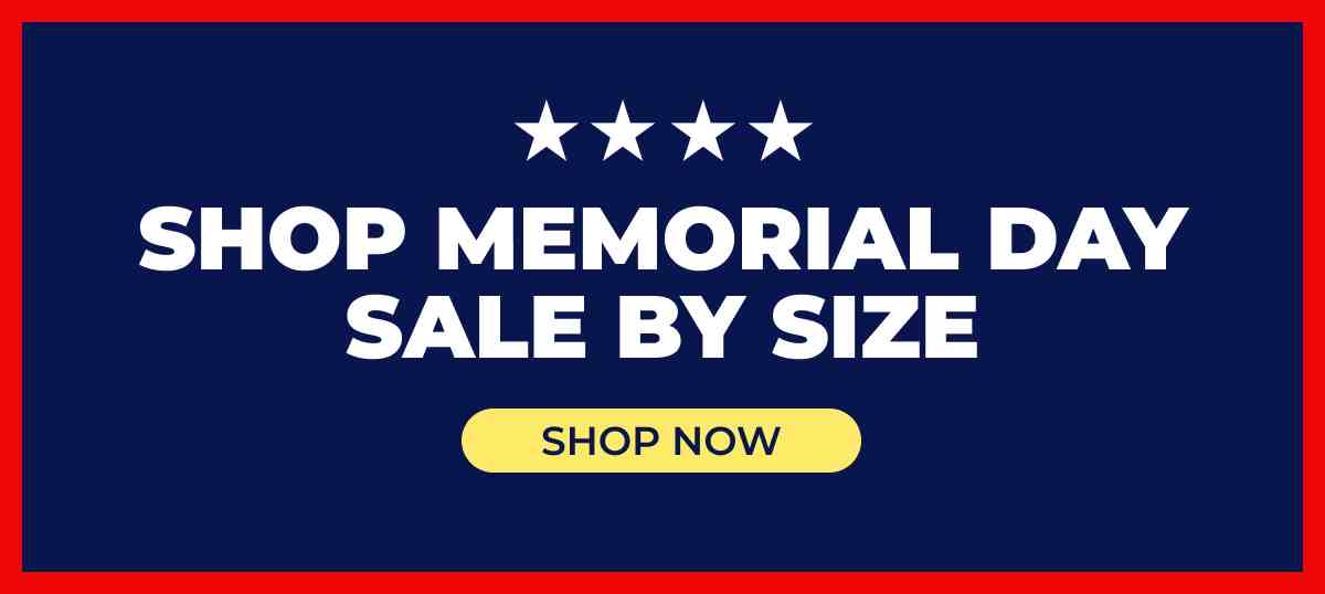 Shop Memorial Day Sale By Size