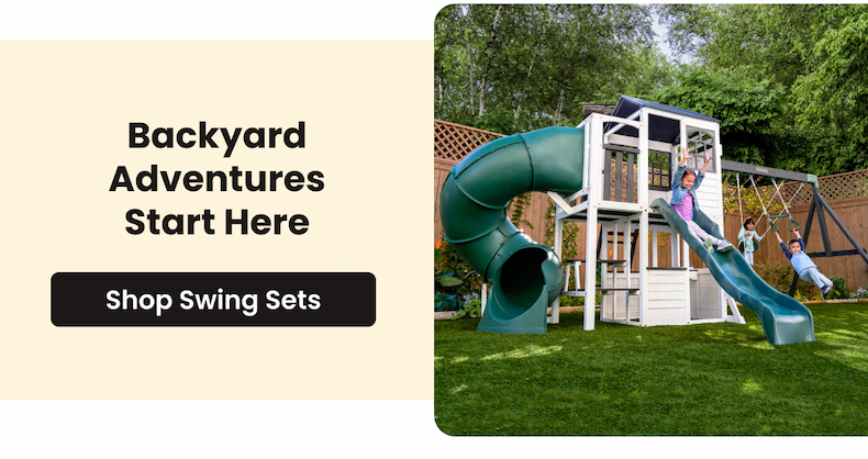 Backyard Adventures Start Here - Shop Swing Sets
