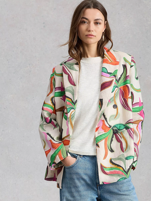 Shop Sasha Linen Blazer