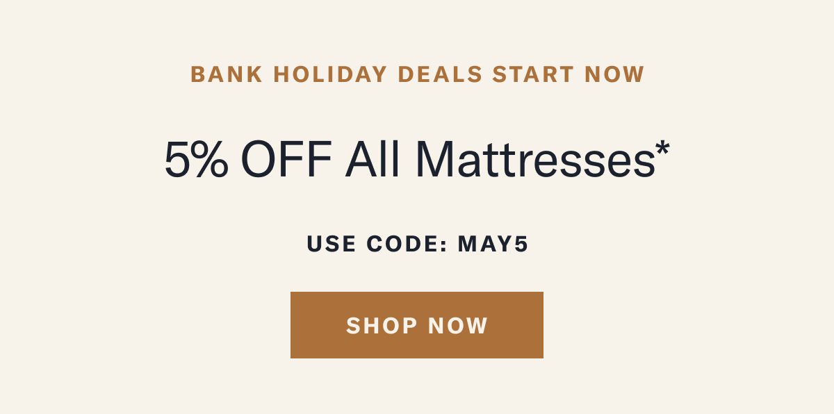 Bank Holiday Deals Start Now