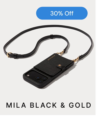 30% Off MILA BLACK & GOLD