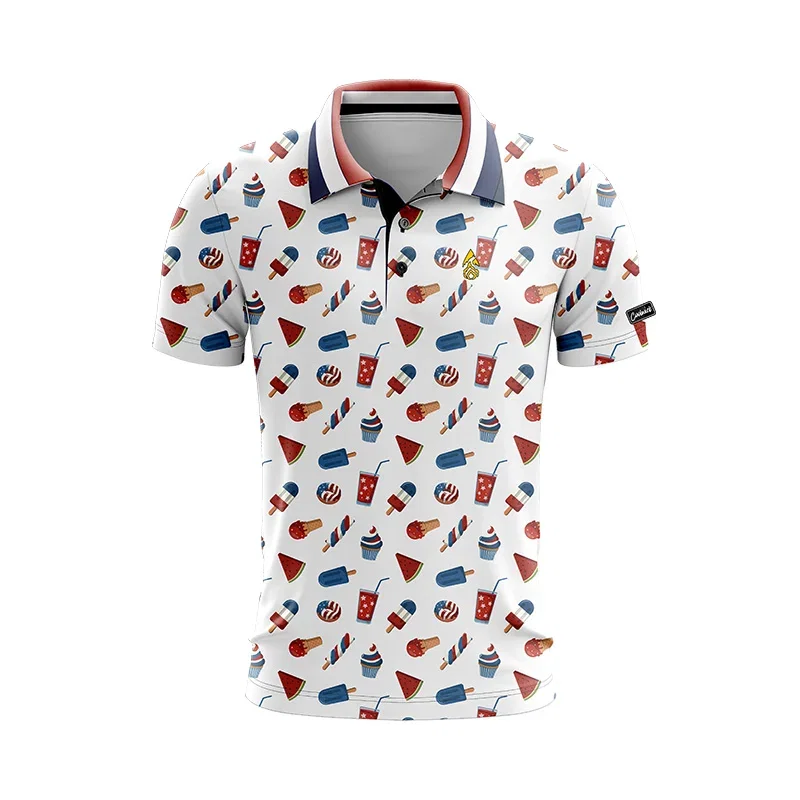 Image of CoolWick Summer Flair Everyday Button Polo