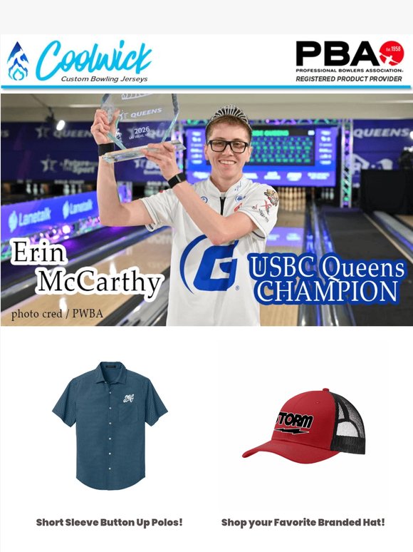 👑 Erin McCarthy wins USBC Queens!