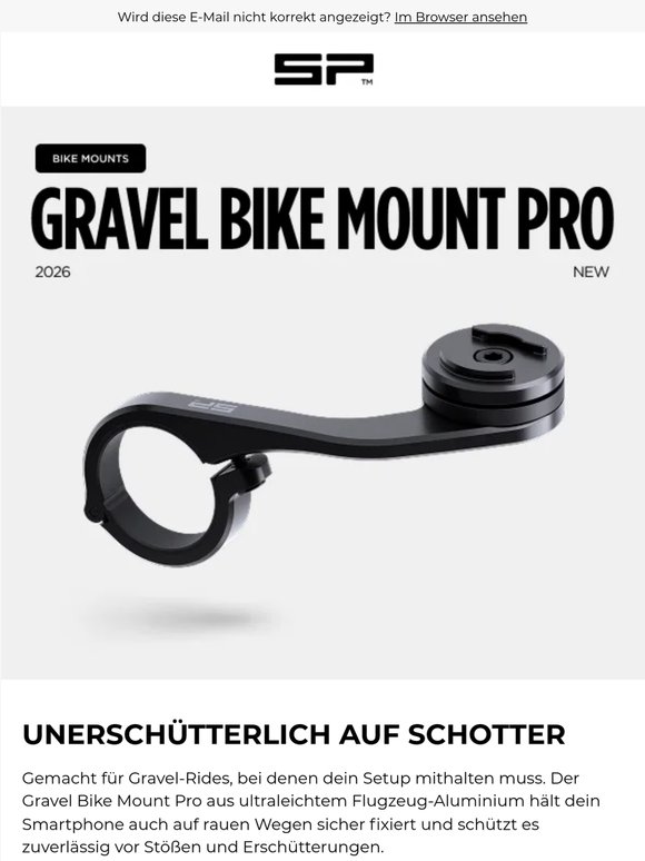 Neu: Der Mount für Gravel-Rider
