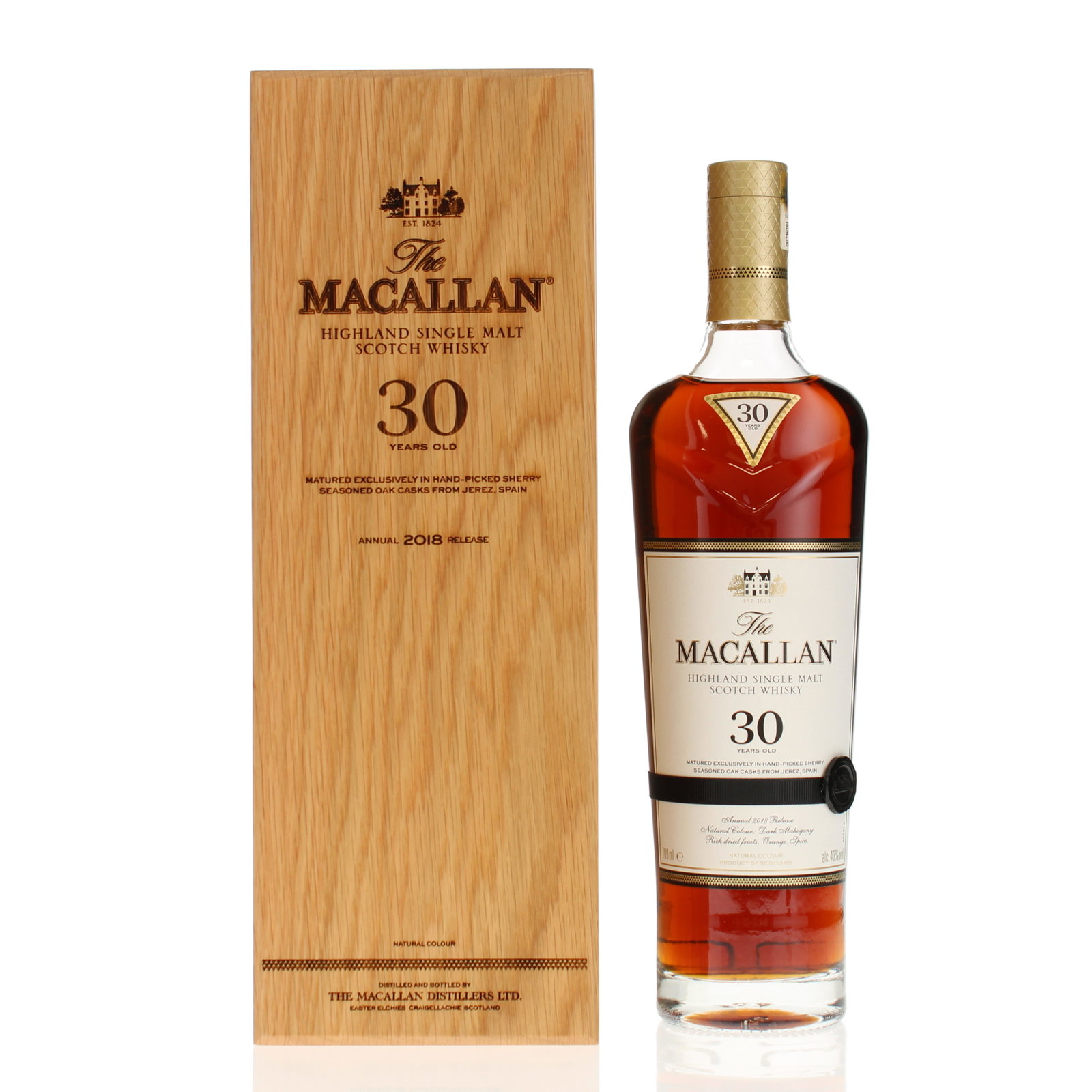 Macallan 30 Year Old Sherry Oak 2018 Release