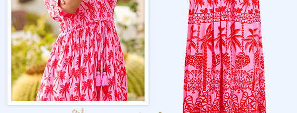 Perfect Palms Maxi Dress