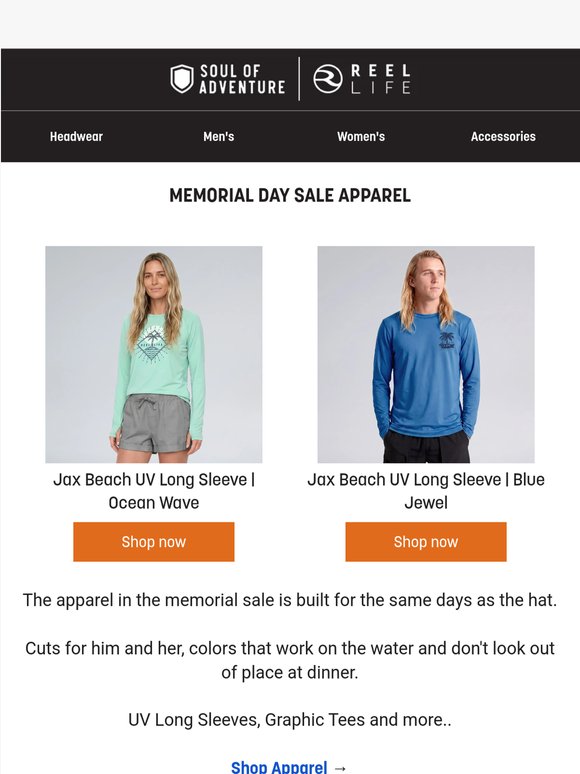 Our best-selling apparel, on sale...