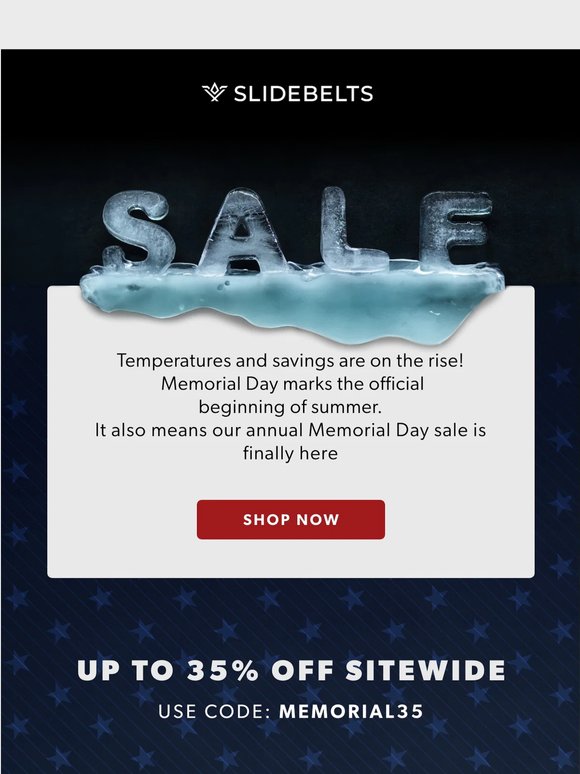 🇺🇸 Take up to 35% off EVERYTHING 🥶This weekend only!