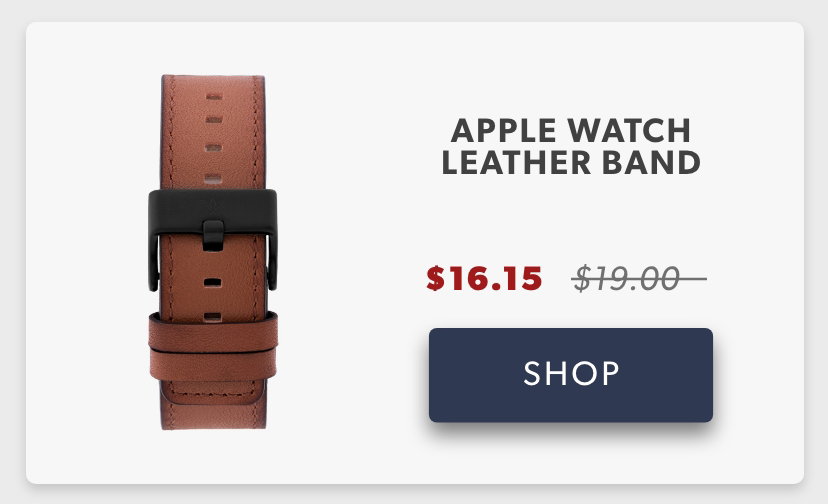 Shop Apple Watch Leather band