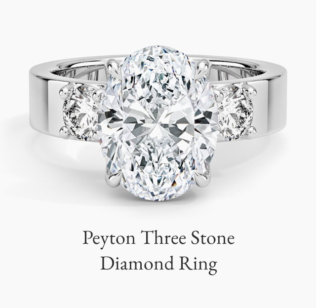 Peyton Three Stone Diamond Ring 