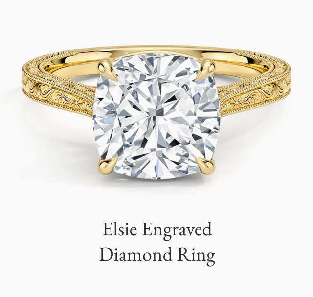 Elsie Engraved Ring