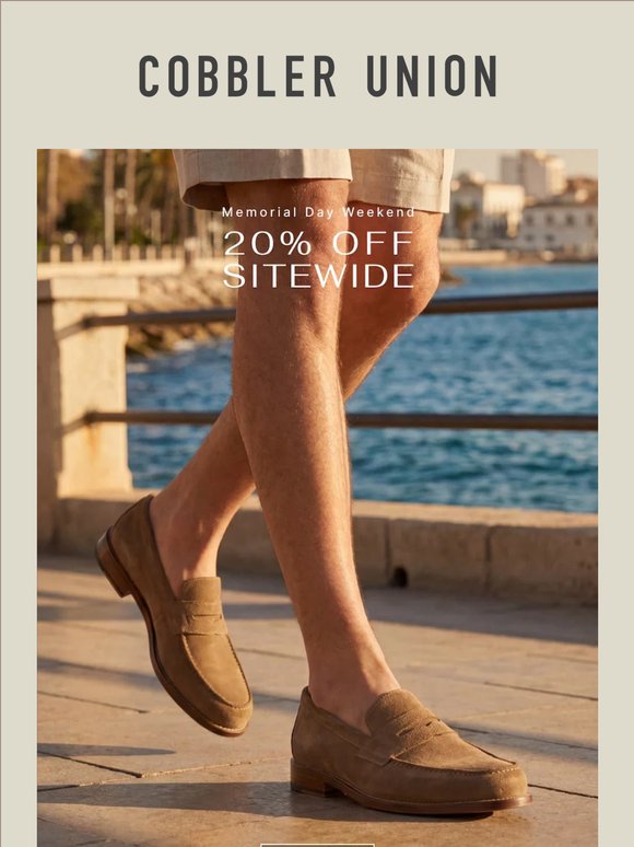 The weekend is here. So is 20% off.