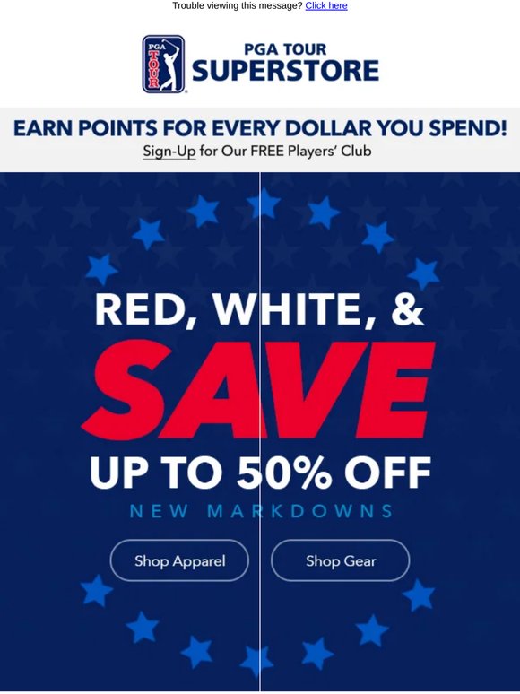 🌟 Red, White & SAVE – Up to 50% Off!