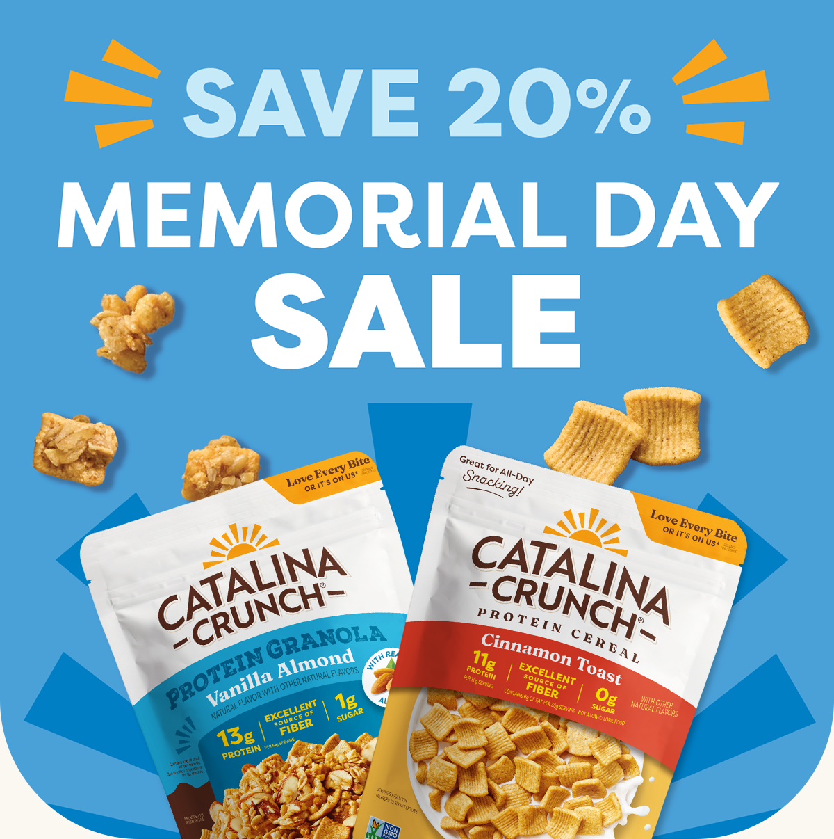 Save 20% off! Memorial Day Sale