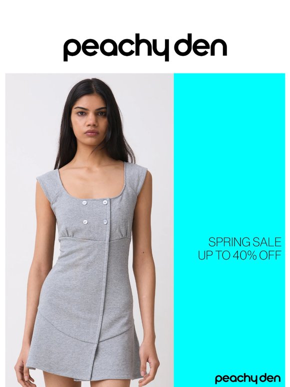 Spring Sale | Up to 40% off