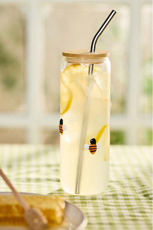 The Icon Juice Glass Large Sipper with Lid