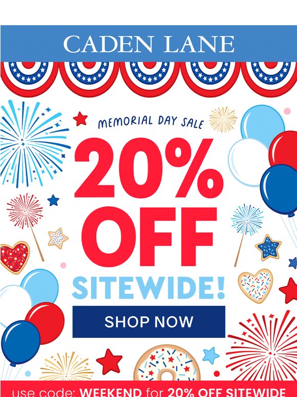 20% OFF Everything!!!🎈
