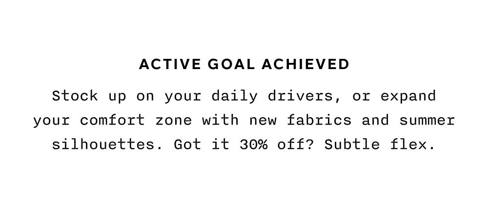 ACTIVE GOAL ACHIEVED