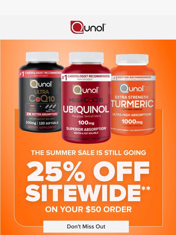 Don't Miss 25% Off Sitewide ⏳