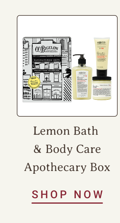 Lemon Bath & Body Care Apothecary Box | SHOP NOW
