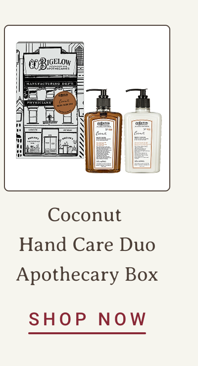 Coconut Hand Care Duo Apothecary Box | SHOP NOW
