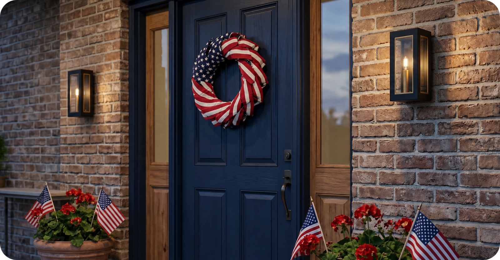 Matte Black Two Light Outdoor Wall Mount from the Bourbon Collection