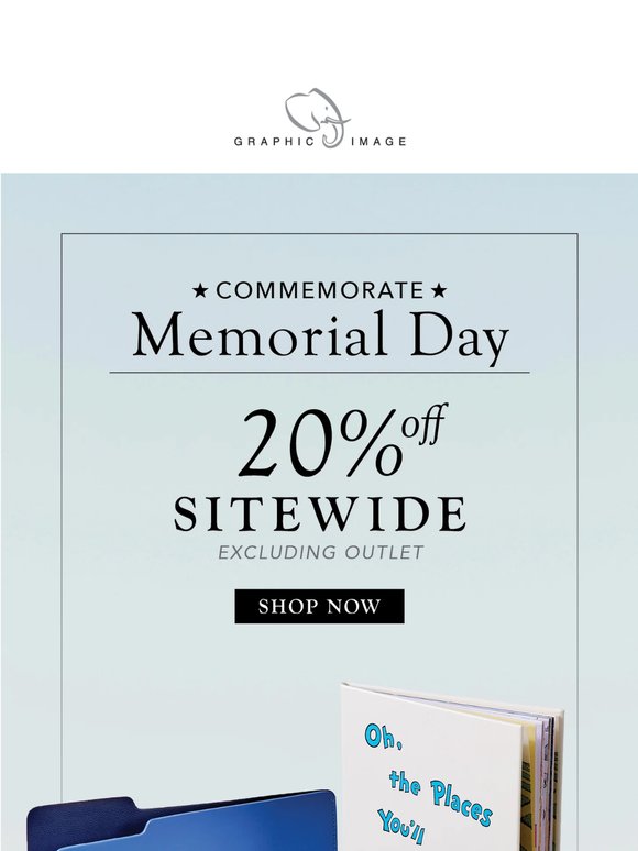 Sitewide Savings for Memorial Day!
