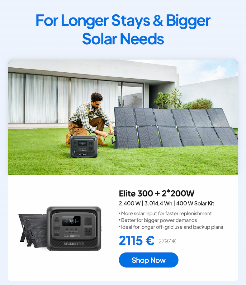 BLUETTI Elite 300+2*200W